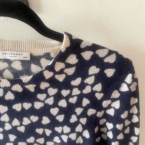Equipment Femme Heart Sweater